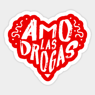 AmoLasDrogas Sticker